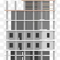 矢量房屋修建素材图