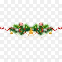 圣诞节松树铃铛装饰品