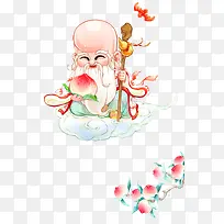福禄寿的寿桃子