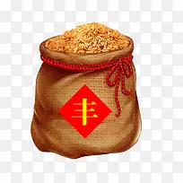 丰收节装饰png