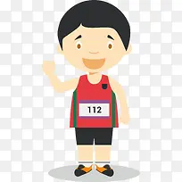 矢量手绘可爱人偶
