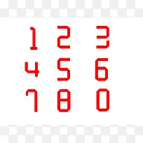 数字折纸数字