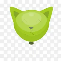 卡通小清新猫咪氢气球