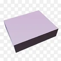 淡紫色包装盒 简约长方形