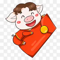 2019猪小福红包免抠