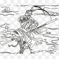 腾云驾雾的美猴王