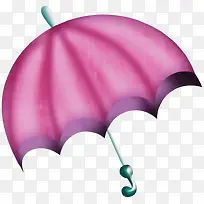 粉色雨伞免扣高清png素材图片