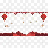 中国风节日边框装饰图案