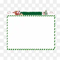 圣诞节创意绿色边框