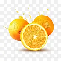 喷溅的橙子