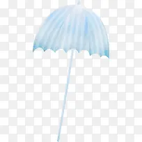 蓝色漂亮雨伞