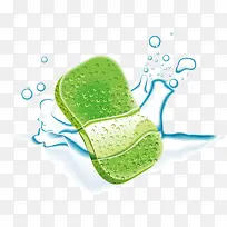 绿色的香皂PNG