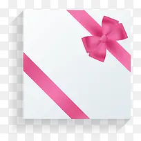 粉色简约礼盒