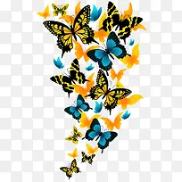 多种多样的蝴蝶png免扣高清大图素材