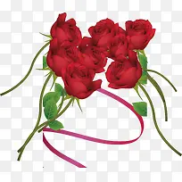 浪漫情人节红色玫瑰