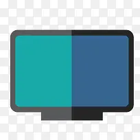 蓝色电脑屏幕