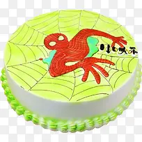 蜘蛛侠蛋糕（造型蛋糕）