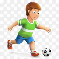 卡通儿童运动足球