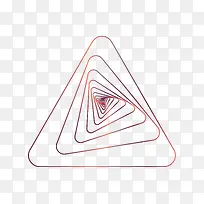 手绘三角形不规则形状装饰图案