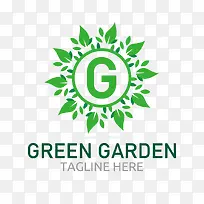 绿色字母文字logo