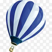 蓝白条纹氢气球