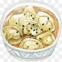 传统小吃中式馄饨