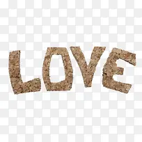 LOVE饼干字母