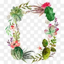 精美花卉花环
