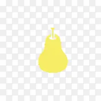 PPT设计米黄色鸭梨小图标