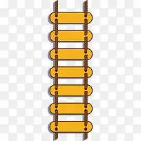黄色板直梯