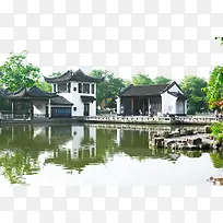 常州红梅公园河景