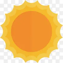 金色夏季太阳设计
