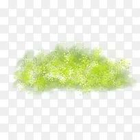 春天-草坪草皮植物背景透明png图片