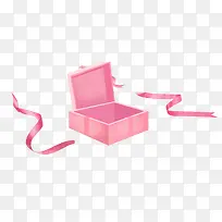 粉色丝带精美礼盒