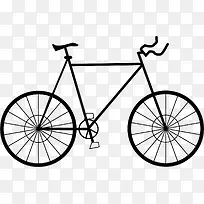 自行车矢量图元素
