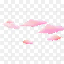 小清新粉色云朵