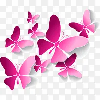 蝴蝶，粉色蝴蝶，淘宝素材