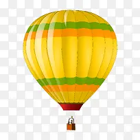 热气球升空透明矢量