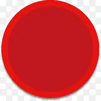 装饰，圆形，圆盘，红色圆