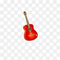 红色吉他 弦乐器 乐器