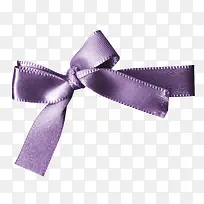 紫色蝴蝶结彩带