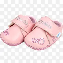 粉色宝宝学步鞋