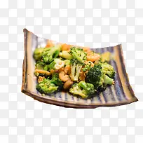 产品实物营养清炒西兰花