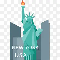 美国纽约自由女神像