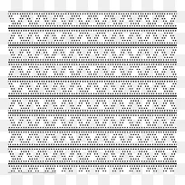 规律排序三角形精致铁丝网纹