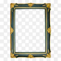 金色华立长方形画框