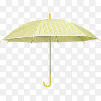 黄色打开的雨伞PNG