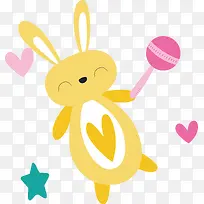 小兔子玩具卡通可爱婴儿用品设计