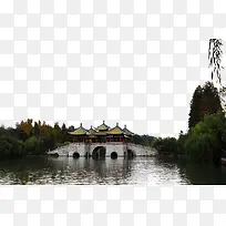 扬州五亭桥风景照