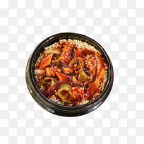 美味韩式泡菜拌饭